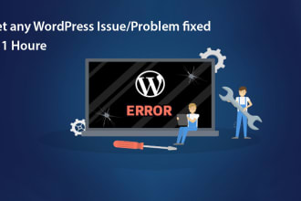 fix any wordpress issue problem