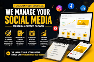 be your social media manager and content strategist