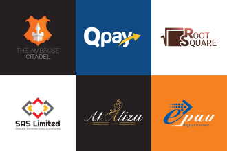 do creative logo design and vector icon