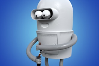 make your illustrations in 3d