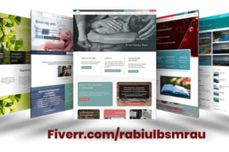create a wordpress website, landing page with elementor pro