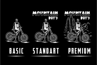 create illustration for tee shirt logo design album art