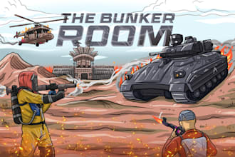 make unique illustration for poster and social media banner