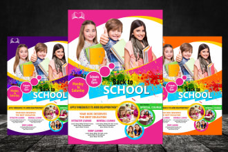 do tuition, back to school, tour poster ,educational flyer