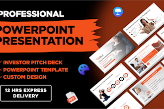 design powerpoint presentations investor pitch decks and canva presentation