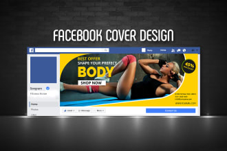 design website banner, facebook cover,header,custom banner