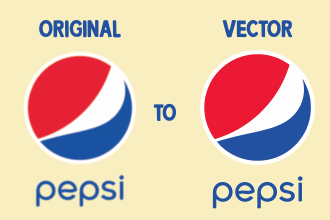 convert your logo, icon, image, or any sketch to vector