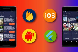 design and develop ios and android apps using flutter