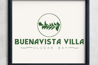 make elegant resort logo of your brand