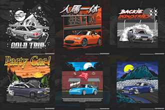 draw your car into colorful vector cartoon