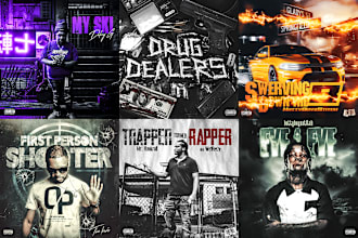 create sick cover art for your rap album, song or mixtape