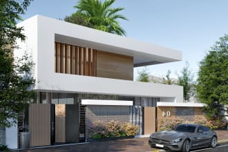 model and render 3d images of any exterior or interior design