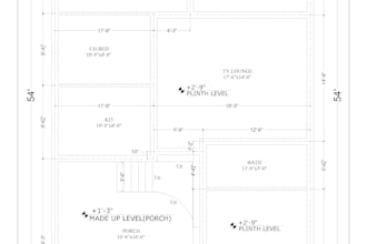 standard 2d floor plan