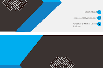 design amazing and unique business card visiting card design
