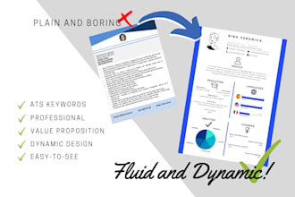 professionally design and edit your resume or cv