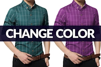 change color of image, product photo, logo, recolor anything