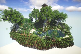 build your minecraft landscape map in any size or shape