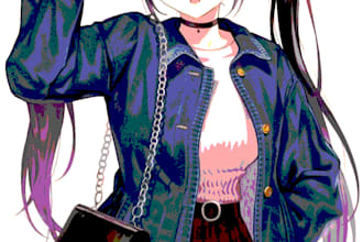 design  manga or awesome anime character