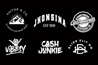 do urban streetwear clothing brand logo design