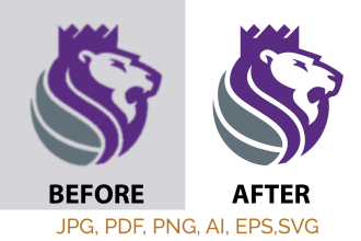 professionally vector trace, redraw logo or image in high resolution