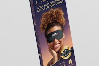 design high quality packaging, box, or label with dielines