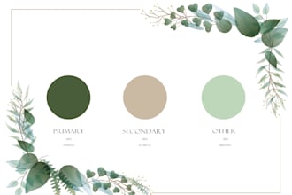 design unique logo and color palette
