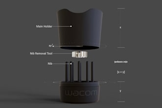 photo realistic 3d rendering of you label and package