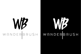 design unique minimalist and minimal brand logo