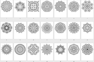 give 80 mandalas to calm and relax art printable coloring book for adults