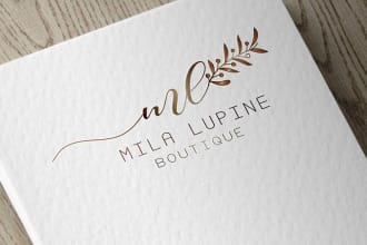 create luxury boutique, beauty or fashion logo