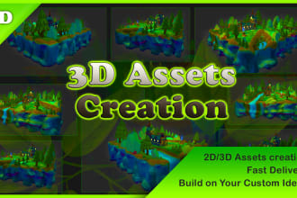 make 3d assets for your game