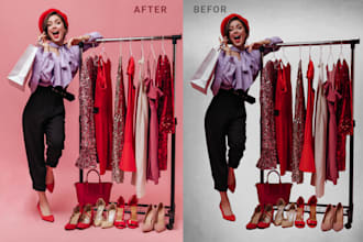 remove background, photo retouch and any image edit in 4 hours