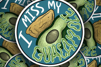 design a sticker for you