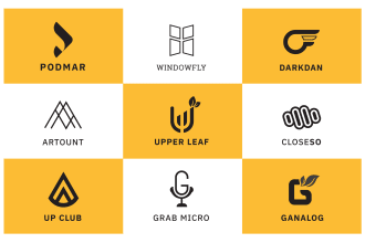 design personal branding initial letter monogram logo for personal business