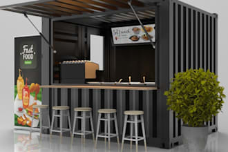 do container design and render
