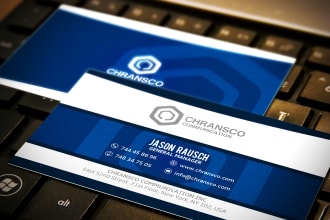 create luxury business card and logo design