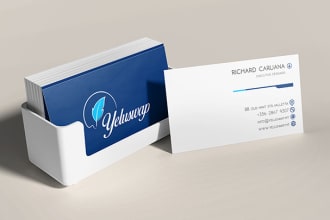 do luxury business card design for you