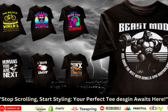 design bestselling viral tshirts premium typography graphics