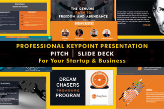 design investor sales pitch deck powerpoint presentation slideshow