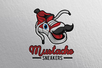 make an awesome sneaker logo design