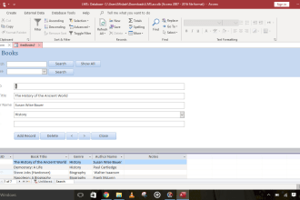 database,jobs,tasks project in access oracle any dbms