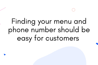 build a website for your restaurant, with online ordering