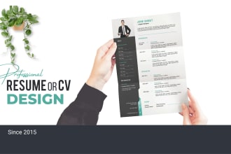 design resume or CV