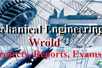 do mechanical work of projects and assignments
