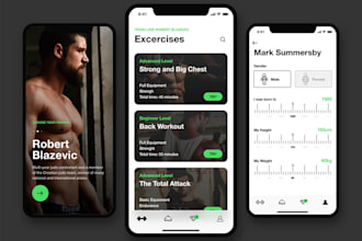 build fitness app,  gym app, workout app, trainer app