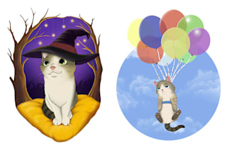 draw your pet into disney cartoon style