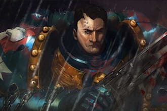 draw warhammer 40k character art for your game