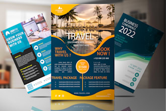 design modern professional price list, check list, flyer, brochure