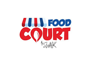 make your amazing food court logo with express delivery