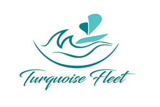 create a maritime logo for the turquoise fleet
